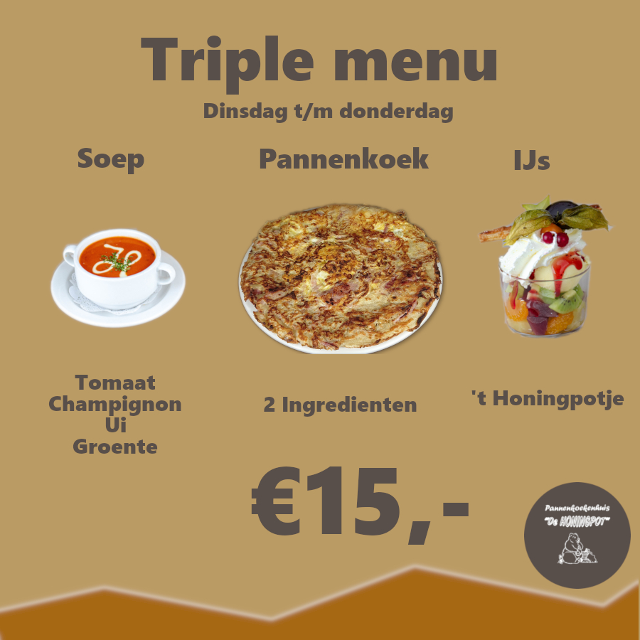 Voordeel menu
